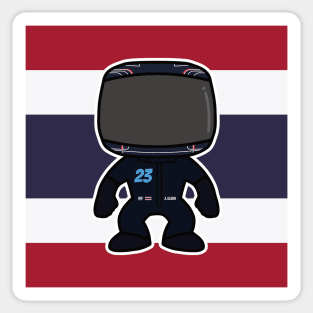 Alexander Albon Custom Bobblehead - 2022 Season Flag Edition Sticker